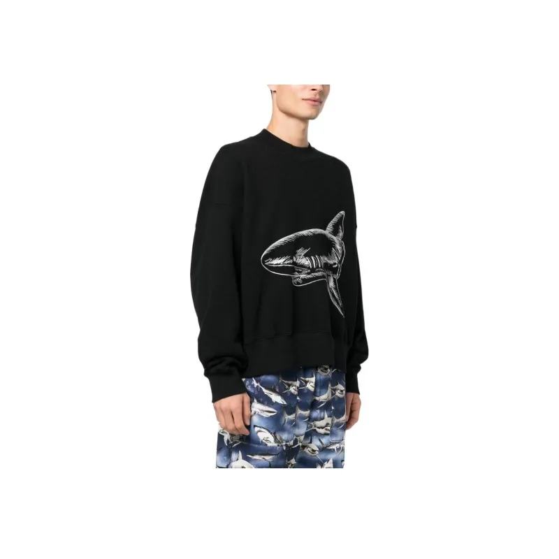 PALM ANGELS Split Shark Sweatshirt-3