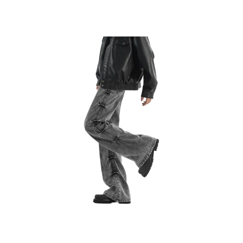 JIMI&JONS Jeans Unisex Black Gray-3