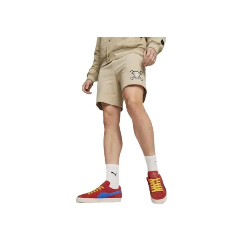 PUMA x ONE PIECE Casual Shorts Men's Khaki-3