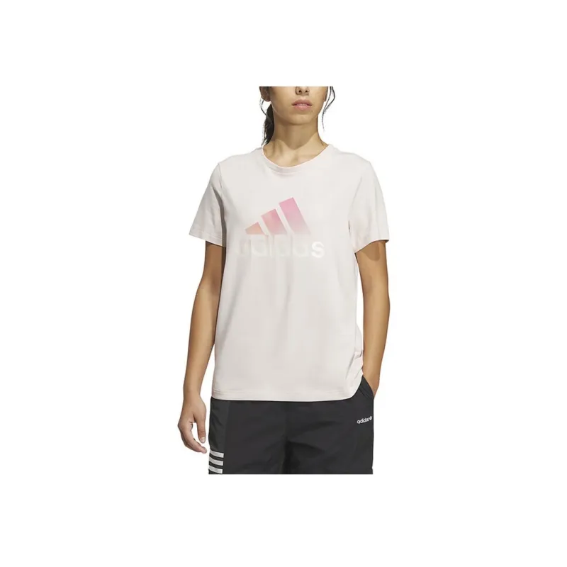Adidas T Shirt Women's Dusty Pink-3