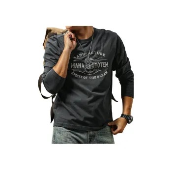 Seasonal Words T Shirt Men's Iron Gray