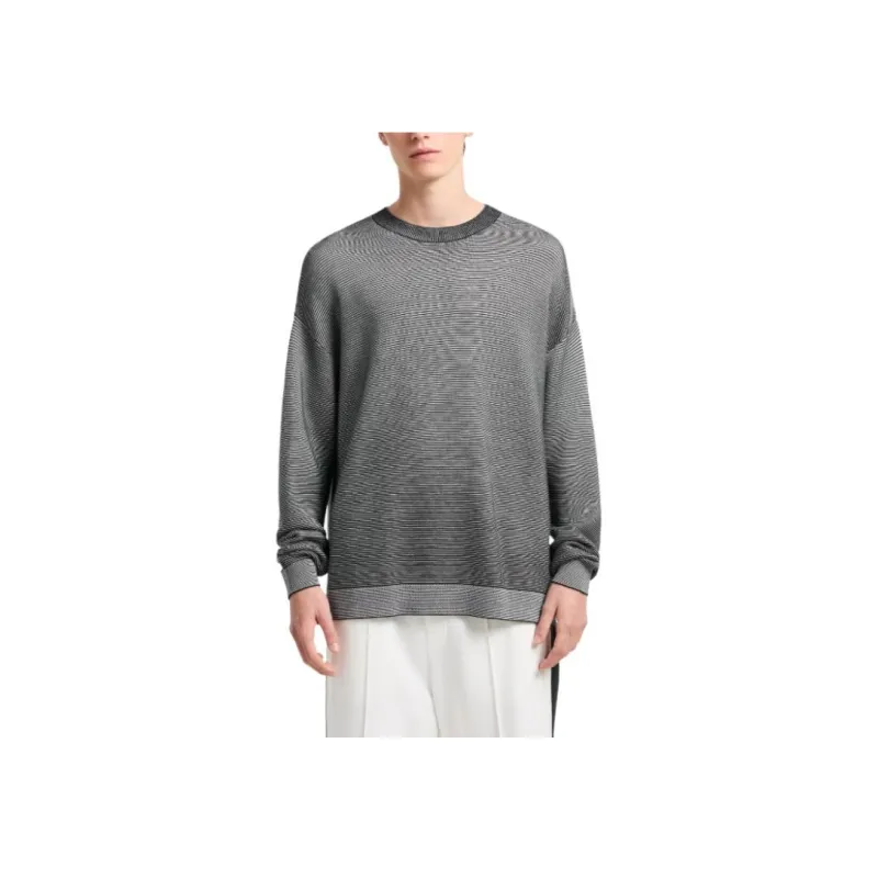 ARMANI EXCHANGE Ribbed Cotton Sweater-1