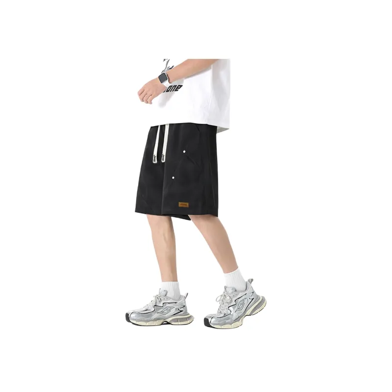 Jeep Leisure Collection Cargo Shorts Men's Black-3