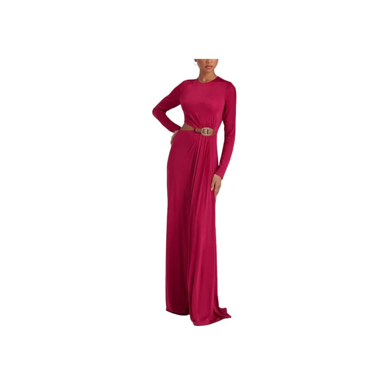 Polo Ralph Lauren Long-Sleeved Dresses Women's Red-3