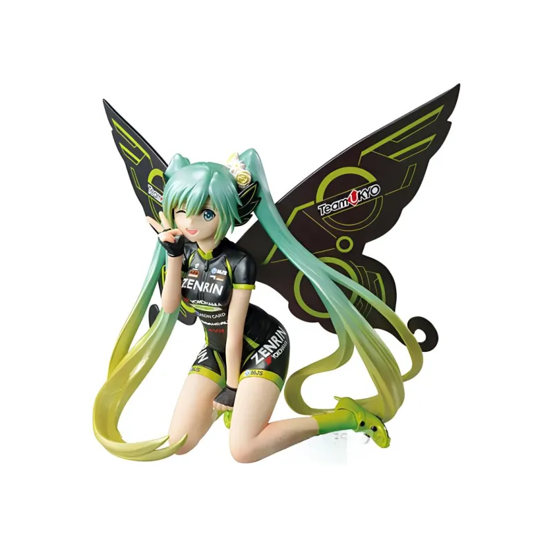 BANPRESTO Hatsune Miku Glass Factory Chronology Racing Future 2017 Team UKYO Support Bonus Gifts-0