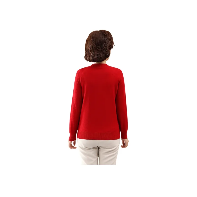H YXIANG Cashmere Sweater Women's-2