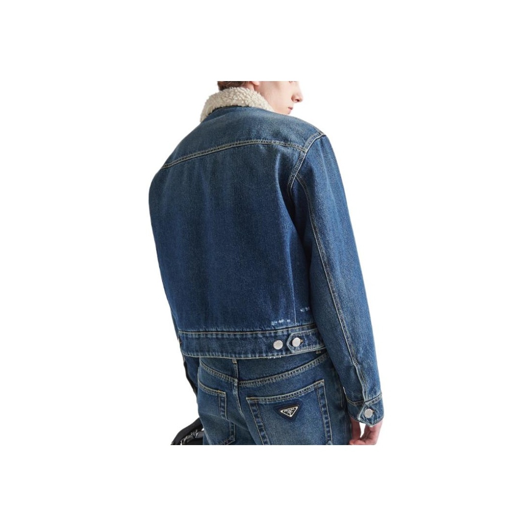 【関税&送料込】Prada Denim Vest Prada - デニム ジップアップ ジャケット | HBX - ハイプ
