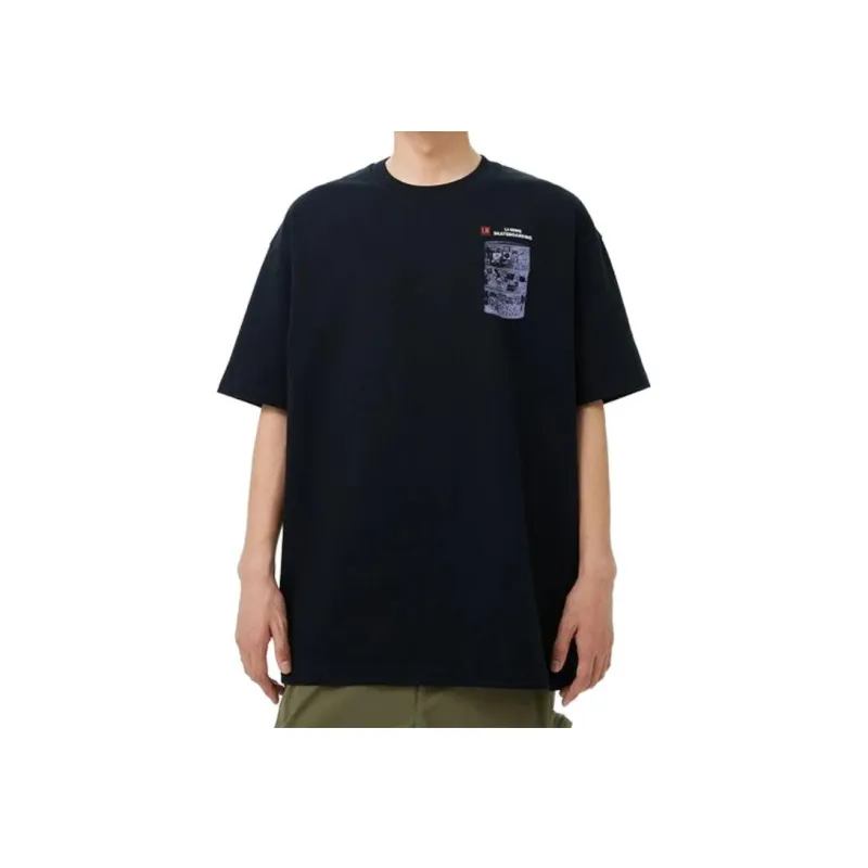 LiNing T Shirts Unisex Black-2