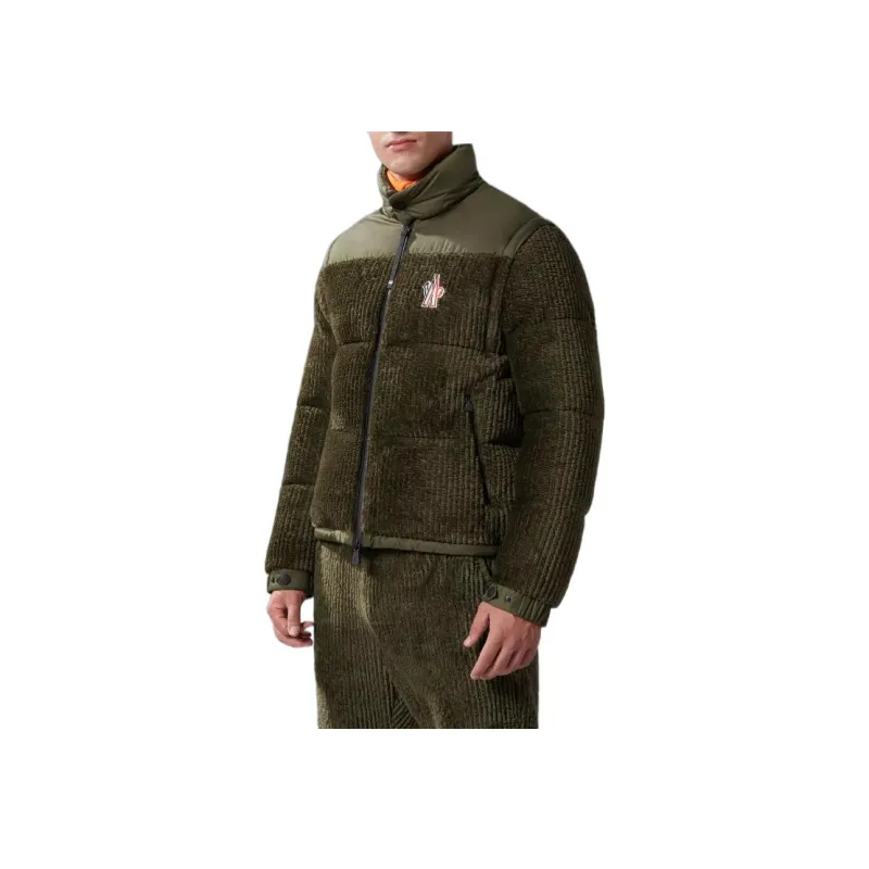Moncler Grenoble Down Jackets Men Green-2
