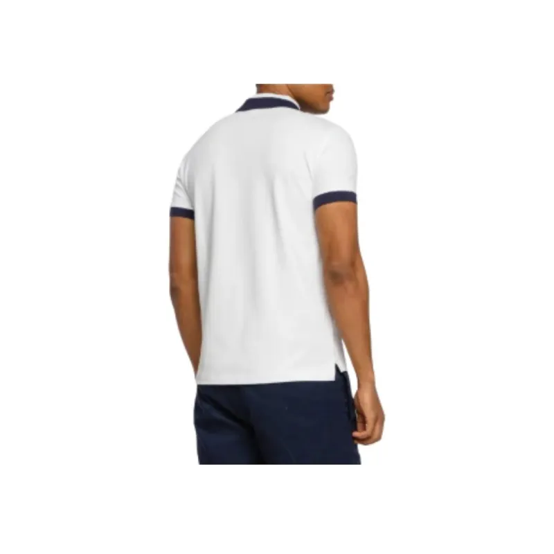 EMPORIO ARMANI EA7 SS22 Polo Shirt Men's White Back To School Season-4