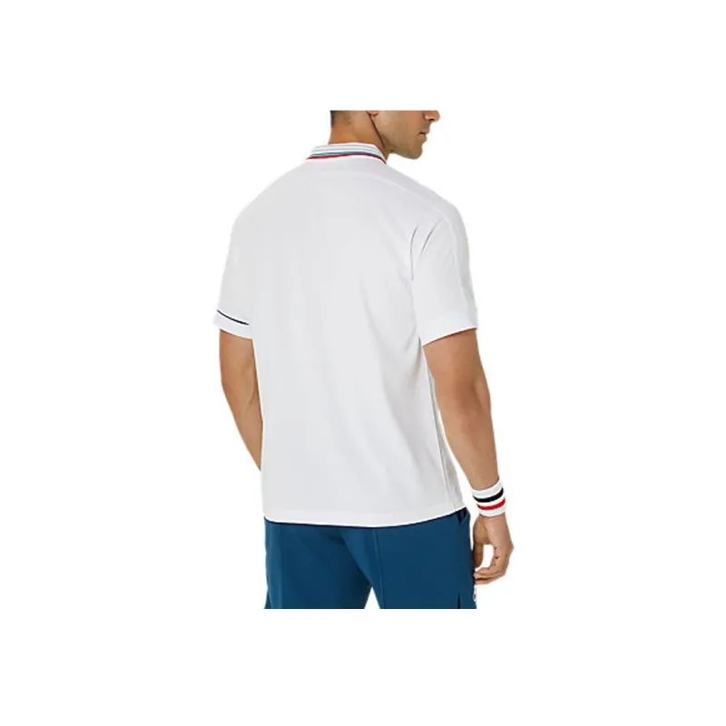 Asics Polo Shirts Men White-2