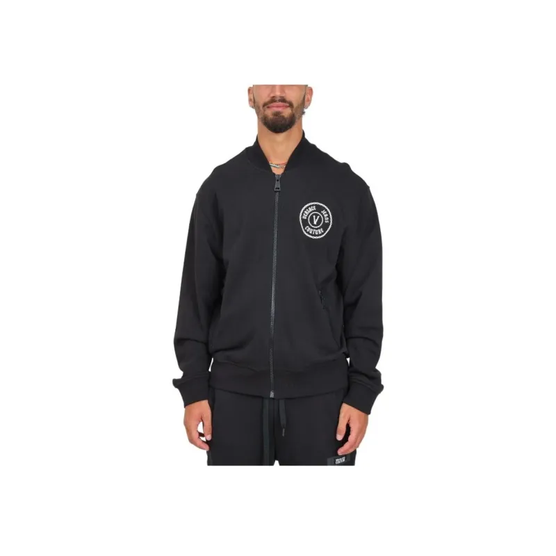 VERSACE JEANS COUTURE Logo Zip Up Sweater-2