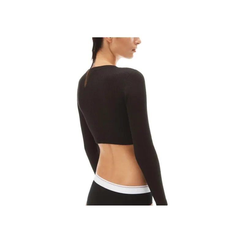 Alexander Wang Ribbed Crop Top-4