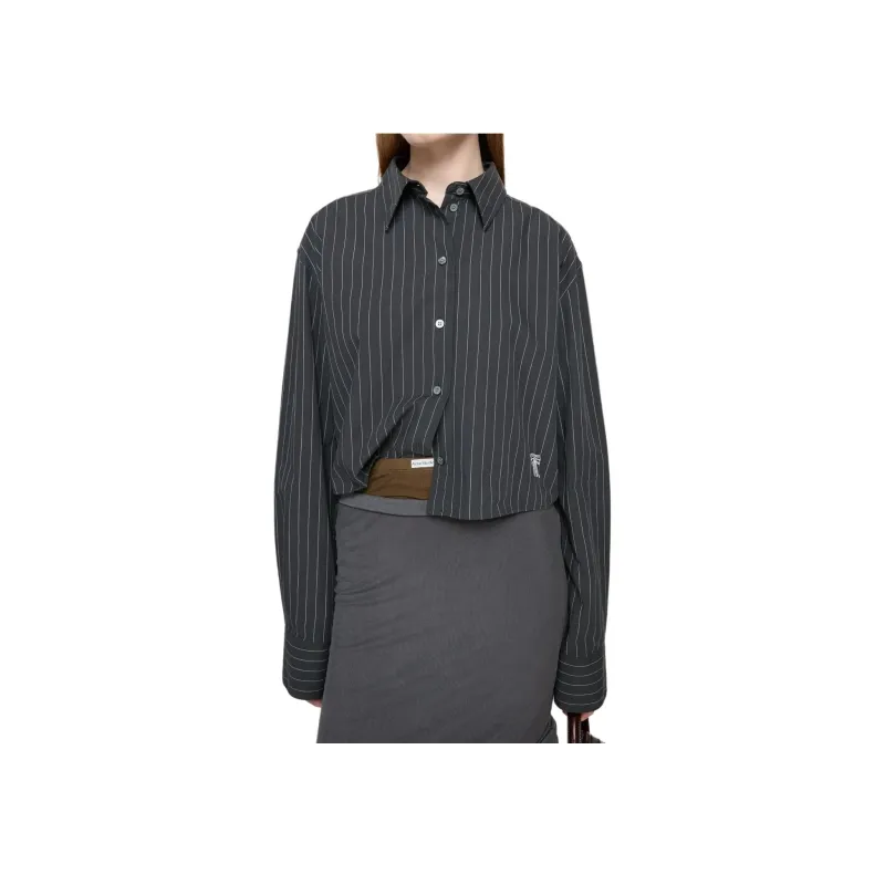 Acne Studios Jacquard Pinstripe Shirt-1