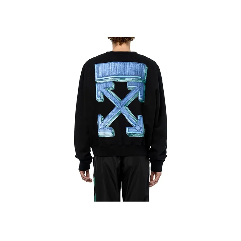 OFF WHITE Oversize Fit Marker Arrows Crewneck Sweatshirt-5