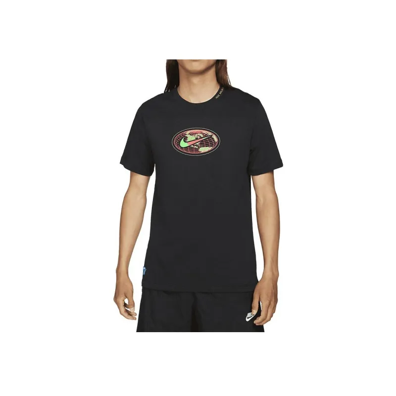 Nike Drop Shoulder Sleeve T-Shirt Men's Black-2