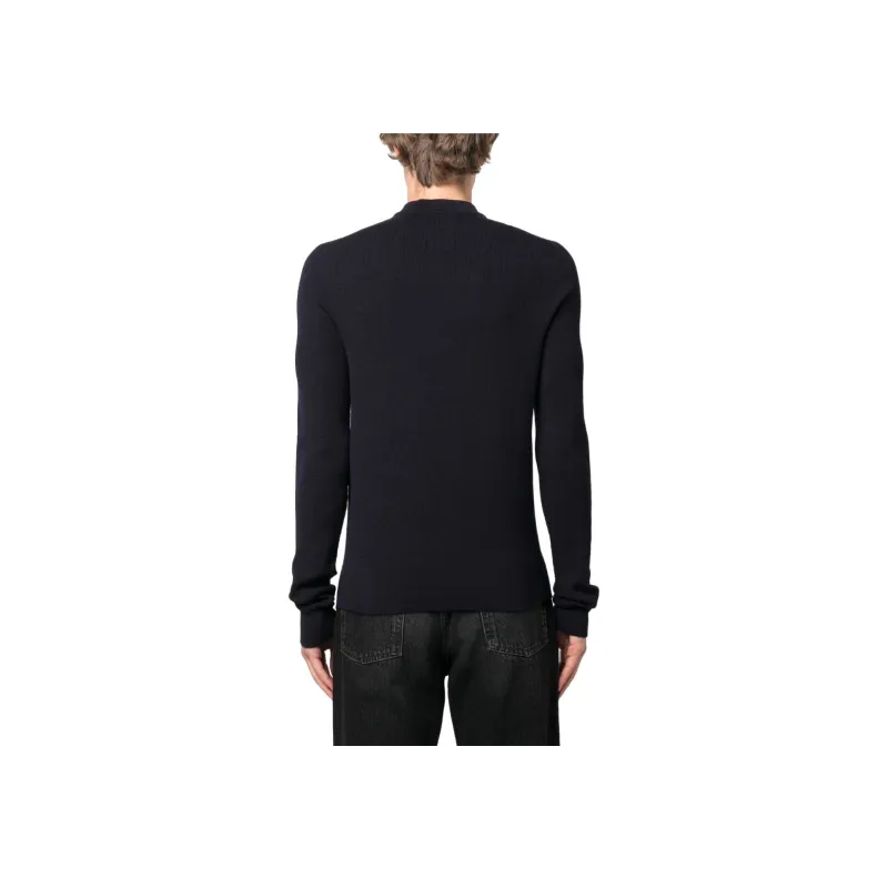 BALMAIN Logo Patch Knitted Jumper-2
