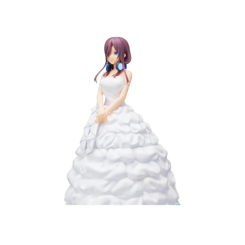 SEGA Miku Nakano The Quintessential Quintuplets Wedding Dress Figure Bonus Gifts 22cm-4