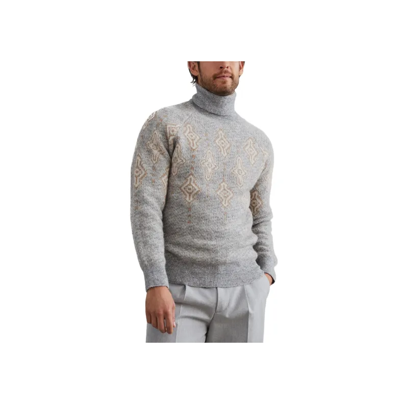 Brunello Cucinelli Roll Neck Knitted Jumper-1