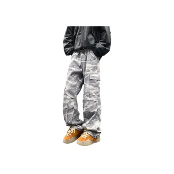 WHELVE Casual Pants Unisex Gray