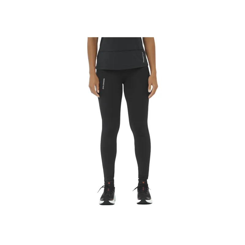 SALOMON CROSS RUN Athletic Trousers Women's Pitch Black-1