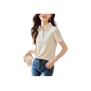 Mo Han Yi Mei Polo Shirt Women's Ecru