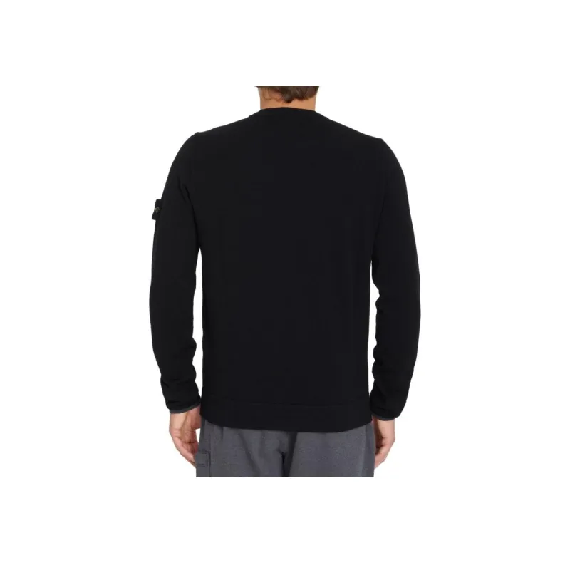 STONE ISLAND Compass Patch Crewneck Jumper-1