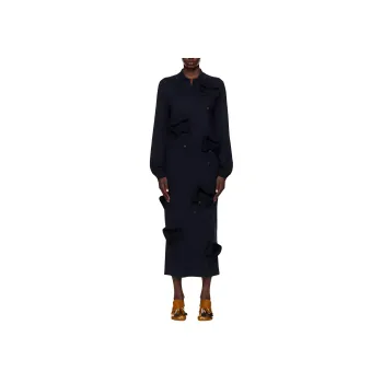 MOSCHINO Long Sleeved Dress Women's Dark Blue
