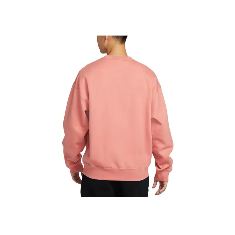 Nike As M Nk Solo Swsh Flc Crw Sweatshirt Men's Pink-2