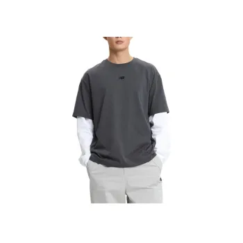 New Balance Uniessentialcenter T Shirt Men's Dark Gray