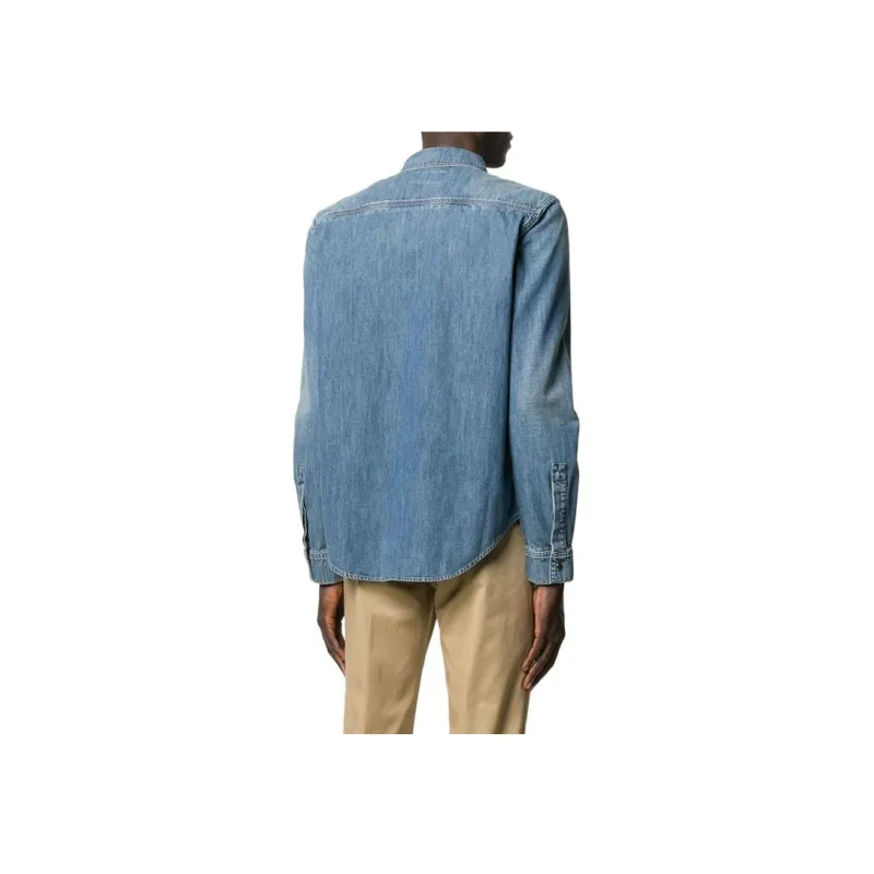 Givenchy Shirts Men Blue-3