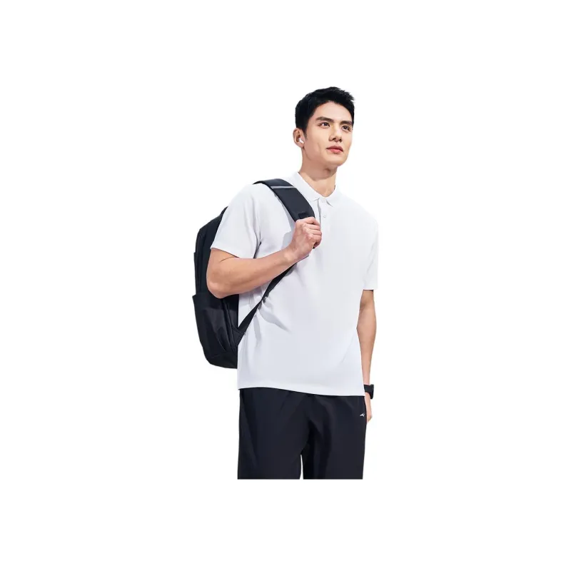 Erke Variety Training Collection Polo Shirt Men's True White-2