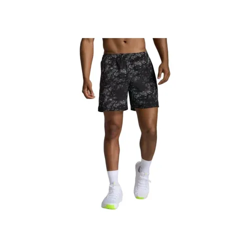 2XU 마블 블랙 화이트 남성 스포츠 반바지