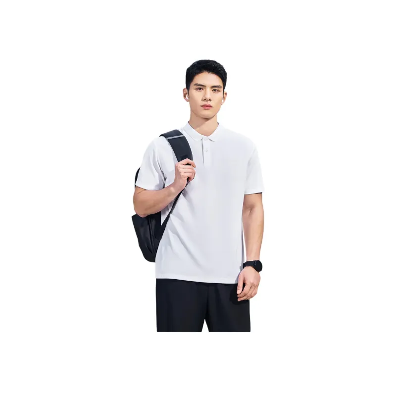 Erke Variety Training Collection Polo Shirt Men's True White-1