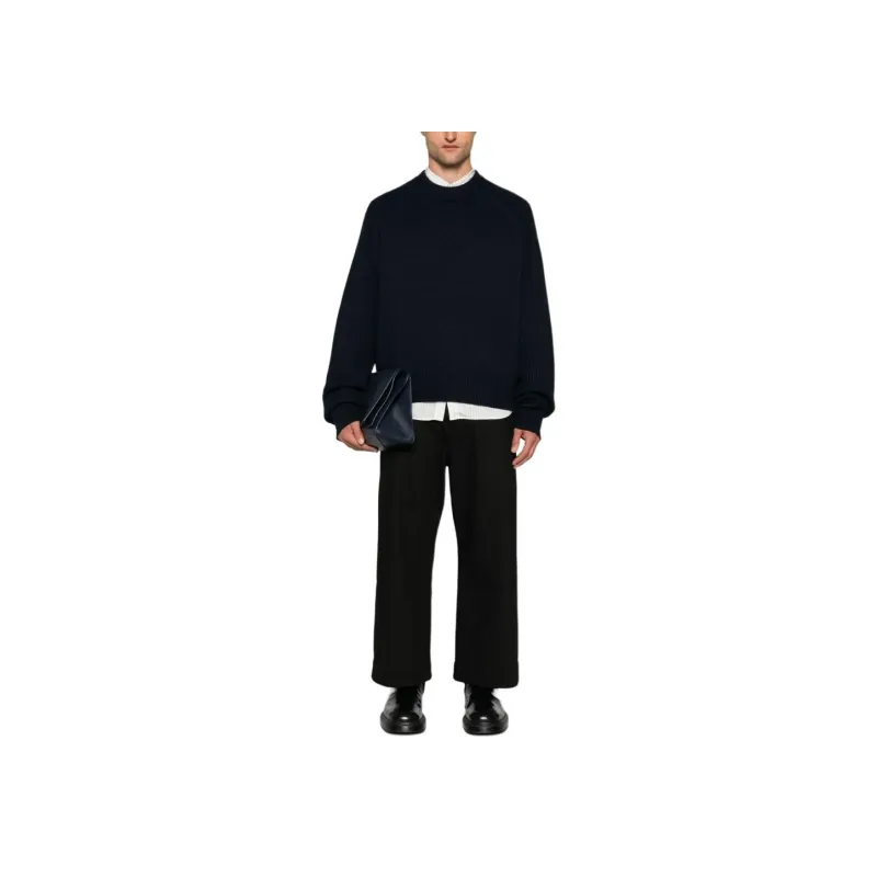 Studio Nicholson Crewneck Straight Hem Jumper-1