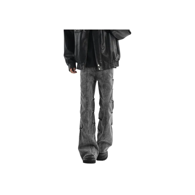 JIMI&JONS Jeans Unisex Black Gray-0