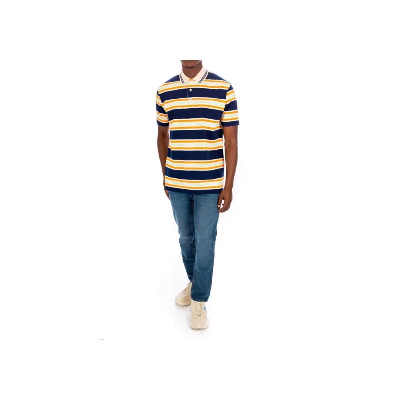 GUCCI Striped Jersey Polo-1