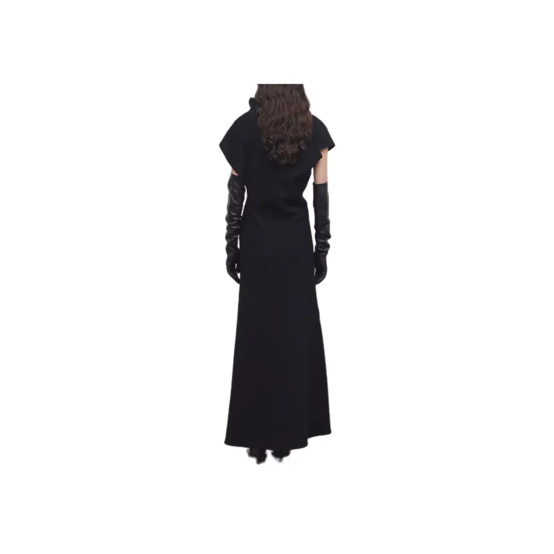 THE ROW SS24 Short-Sleeved Dresses Women's Black-3