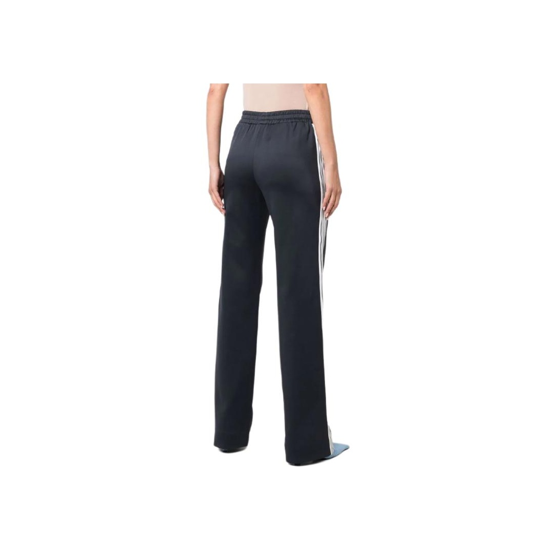 MOI モイ NAVAL PANTS MIU MIU FW21 Knitted Sports Pants Women's Navy Blue - POIZON