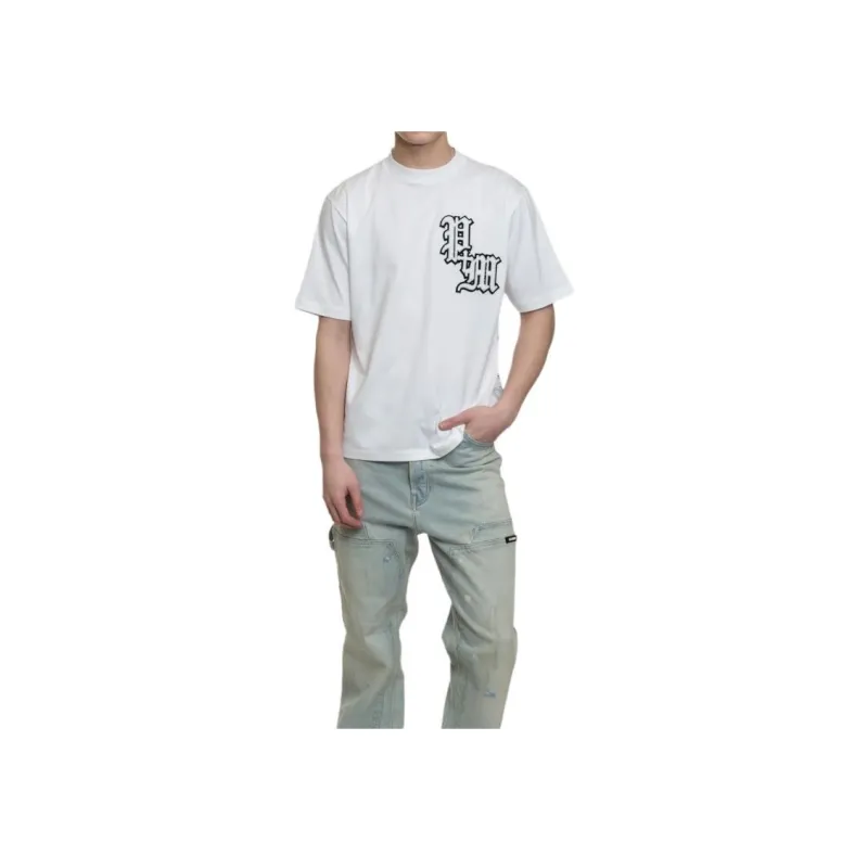MCM T Shirts Men White-5