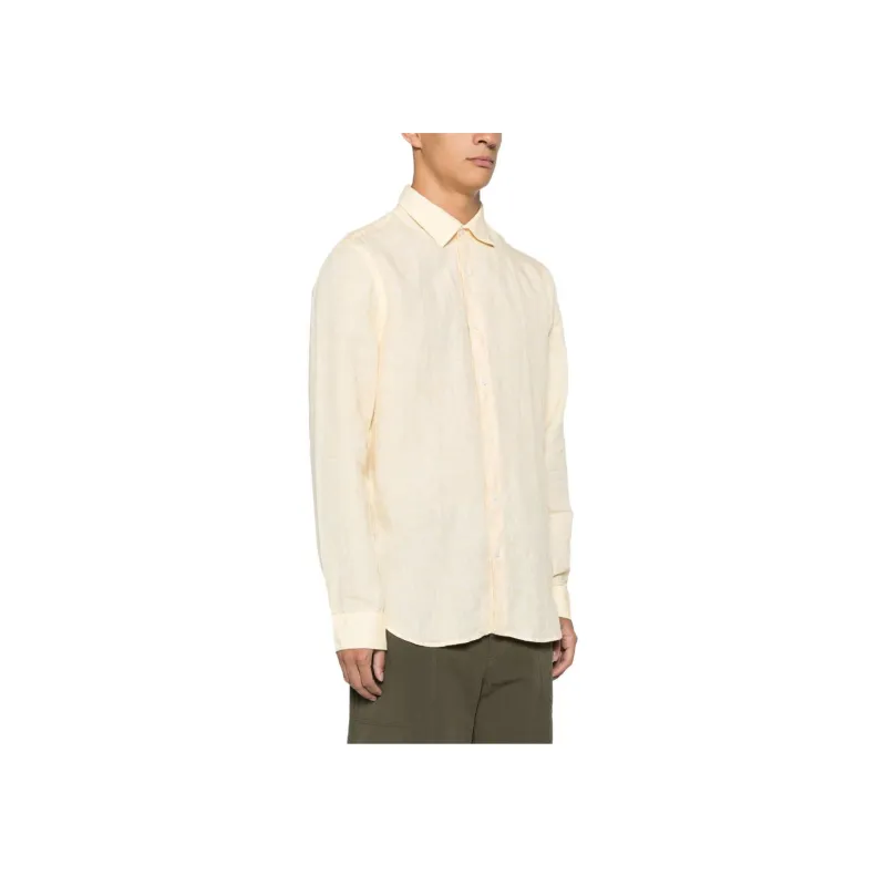Orlebar Brown Giles Long sleeve Linen Shirt-2