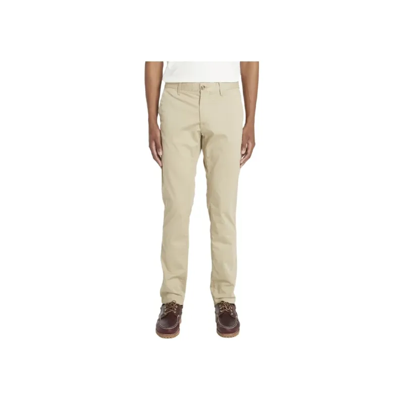 Timberland Sargent Lake Stretch Chino Trousers Casual Pants Men's Beige-1