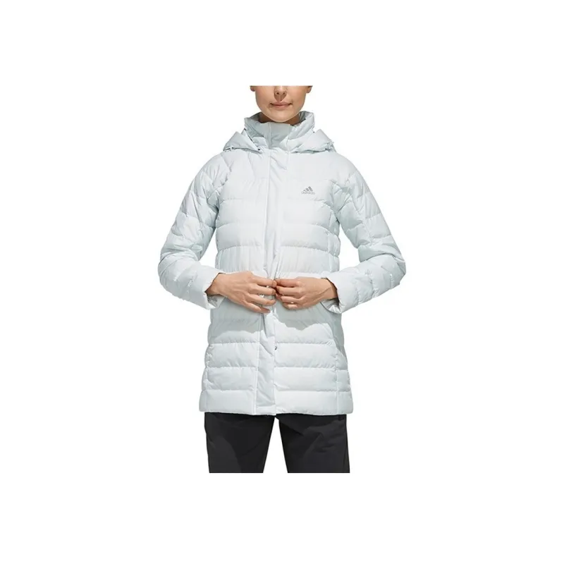 Adidas Down Jackets Women's Light Blue-2