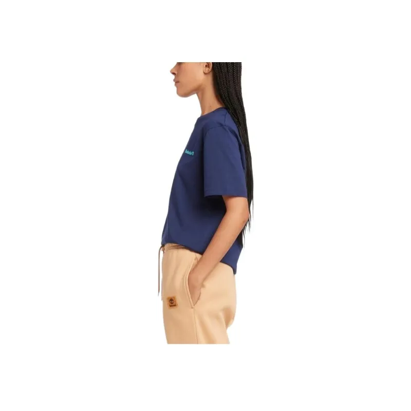 Timberland T Shirt Unisex Sea Blue Canvas-4