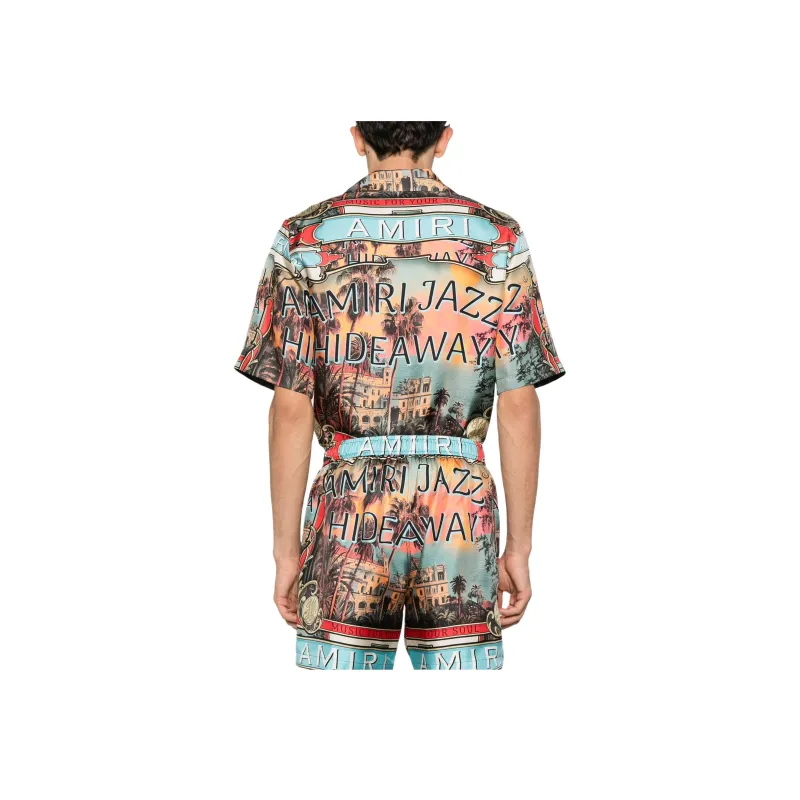 AMIRI Jazz Hideaway Short Sleeved Shirt-1