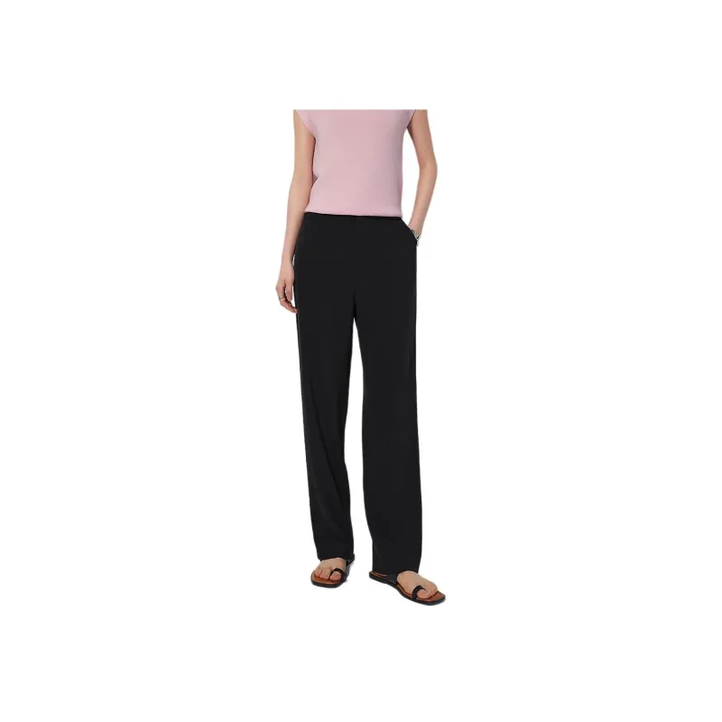 CHUMIAN Casual Pants Women's Black-1