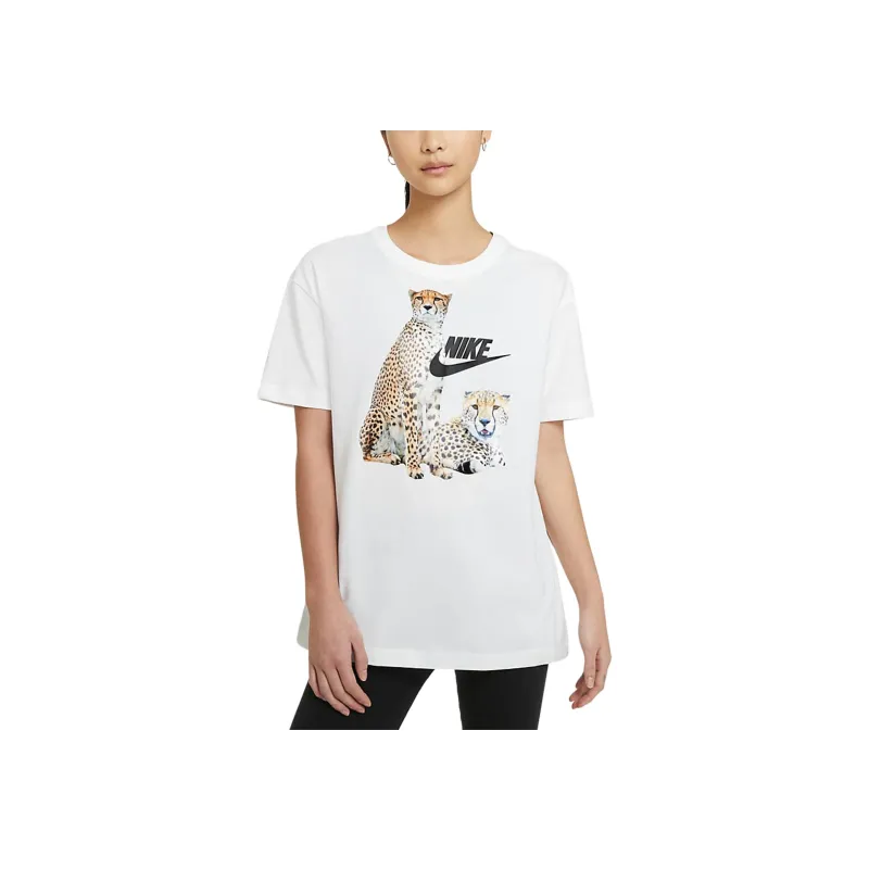 Nike T Shirts Women's White-1