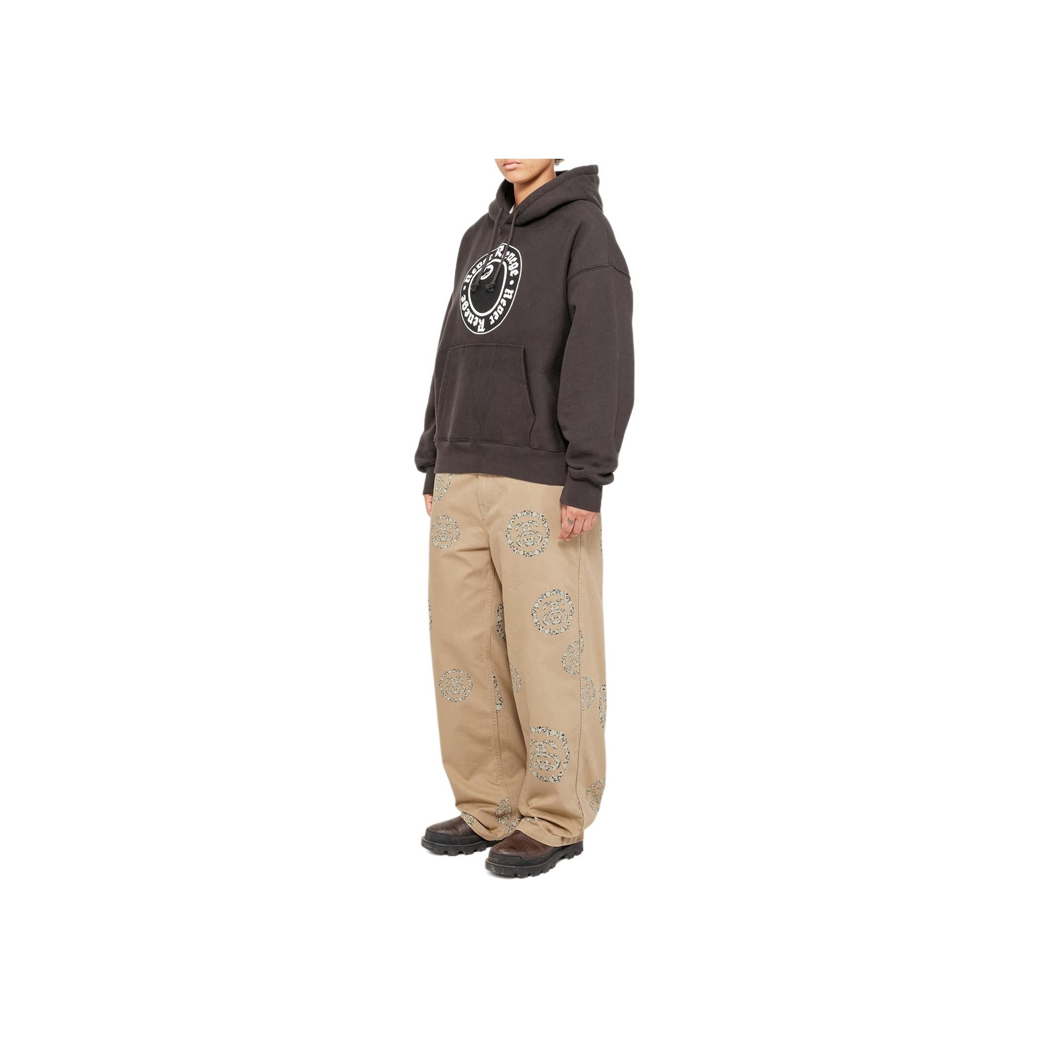 Stussy X Denim Tears Graphic Hoodie - POIZON