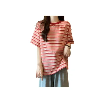 KAISER Summer 2025 T Shirt Women's Red Stripes
