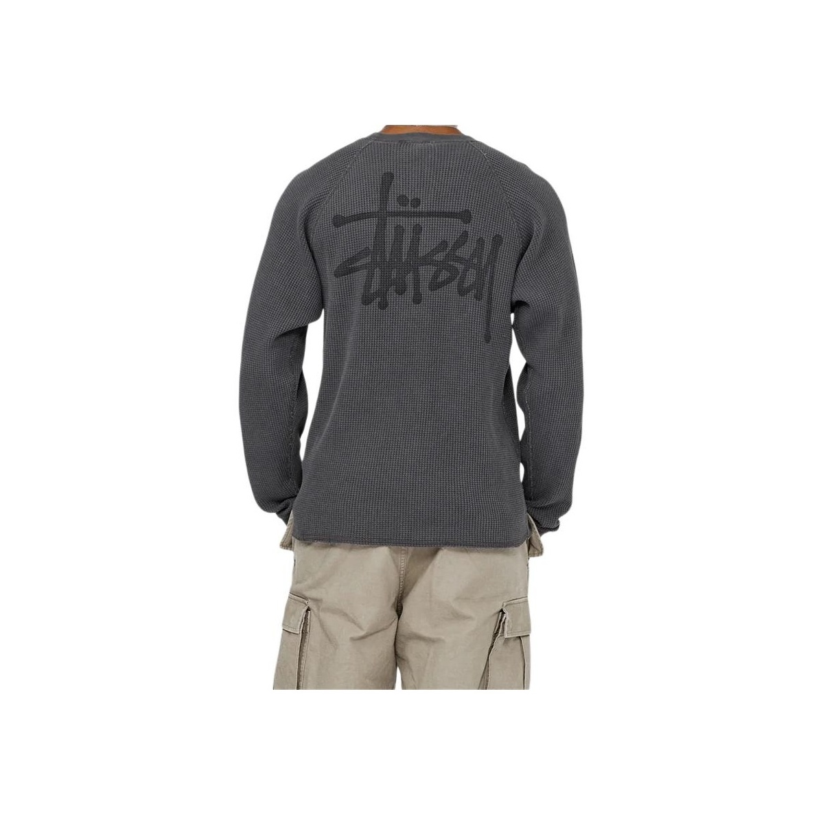 Stussy Raglan Thermal L/S Crew - POIZON